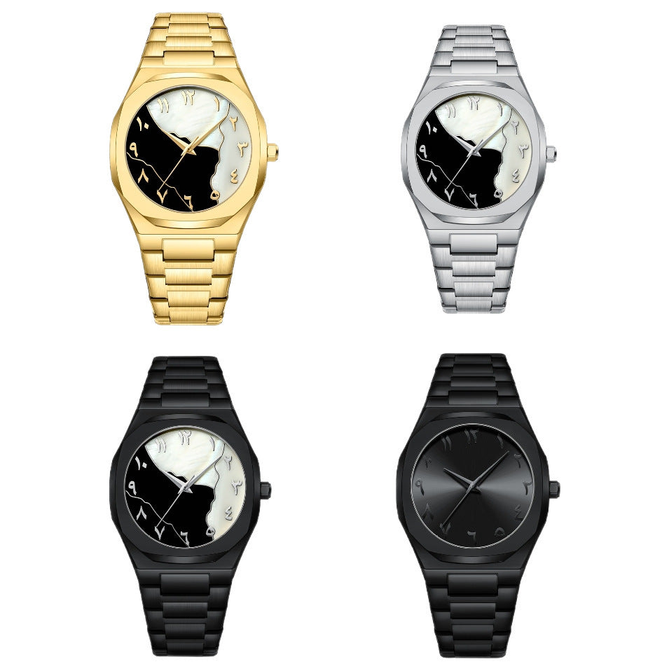 Advances Arabic Steel Aura Watch
