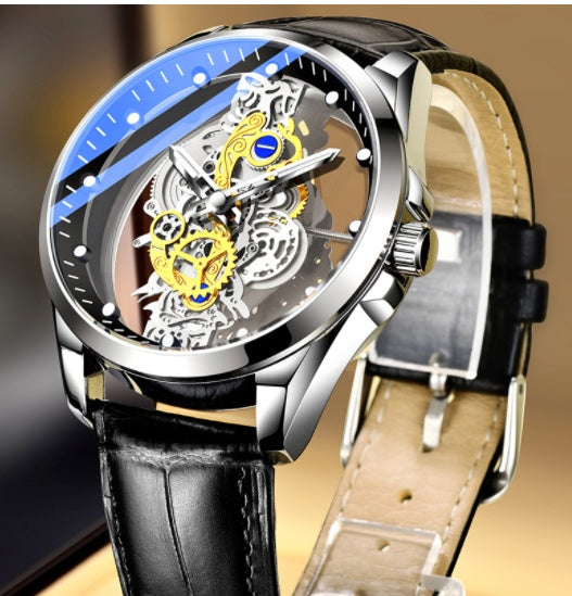 Automatic Quartz Watch Gold Vintage Man Watch