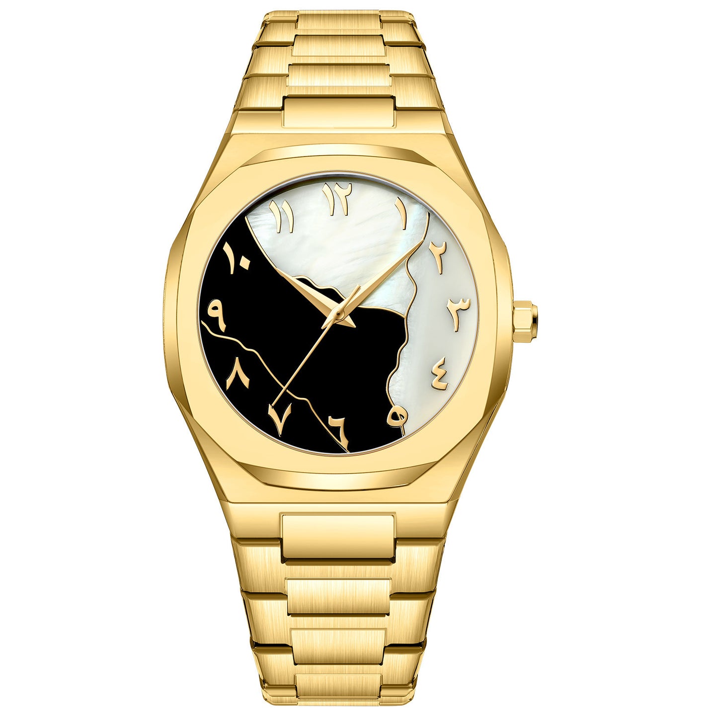 Advances Arabic Steel Aura Watch