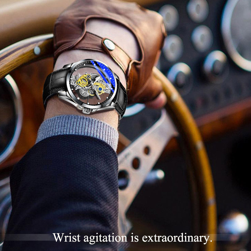 Automatic Quartz Watch Gold Vintage Man Watch