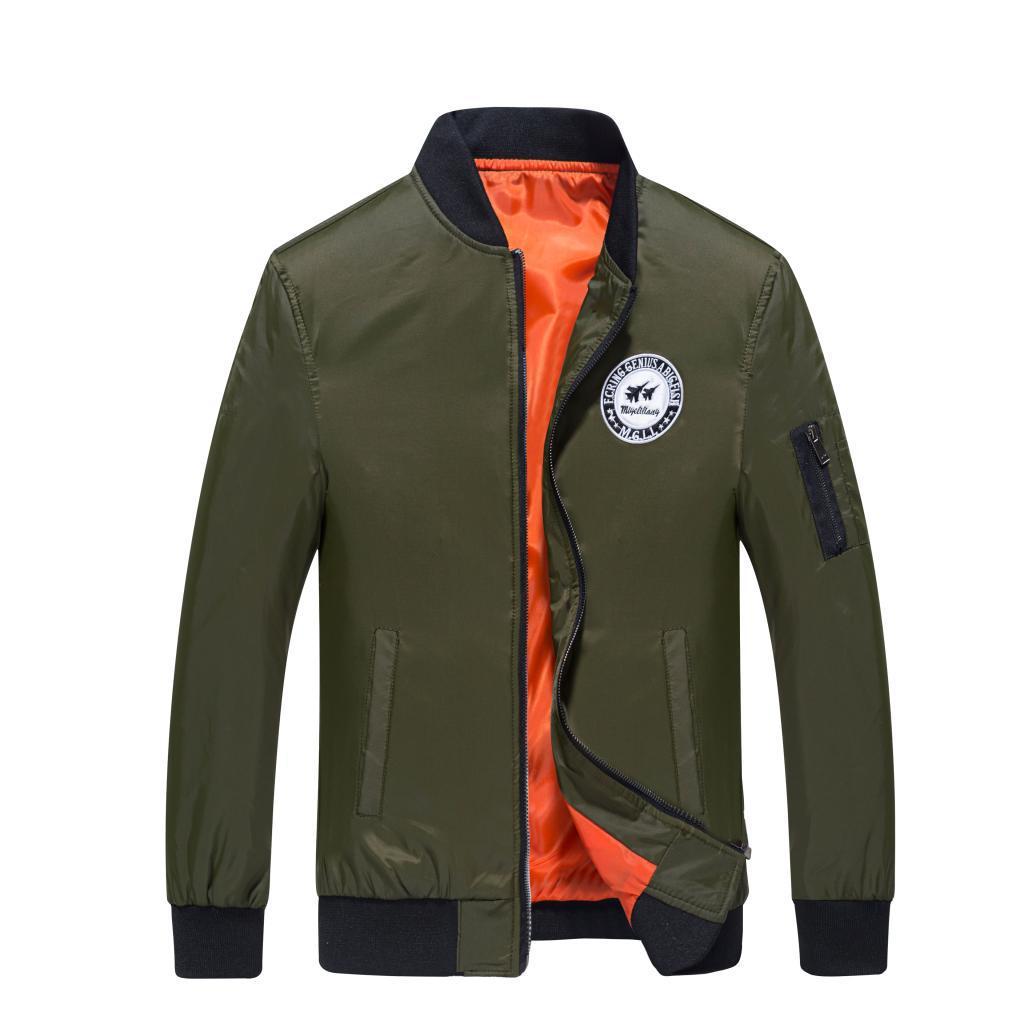 Nylon Uniform Casual Bomber Jacket