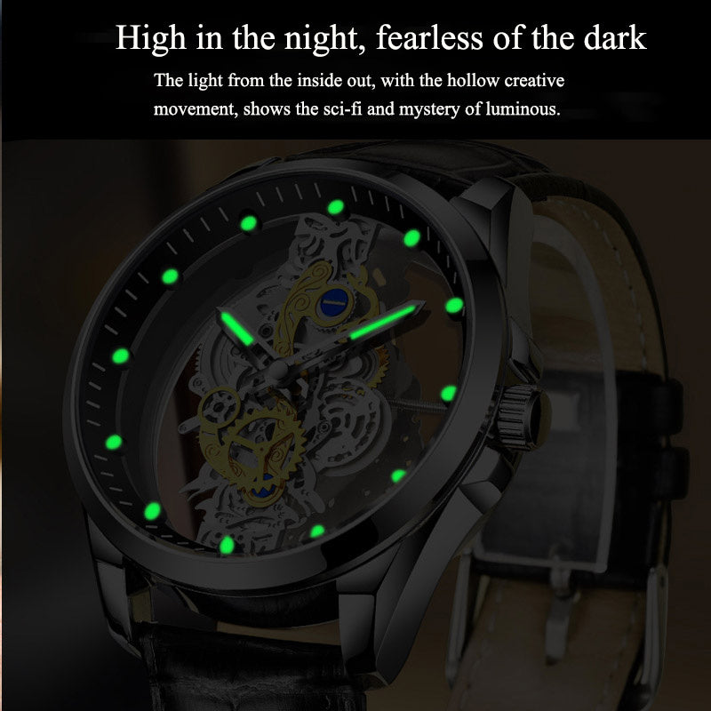 Automatic Quartz Watch Gold  Vintage Man Watch
