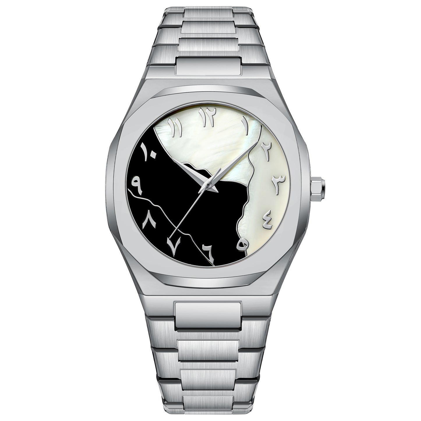 Advances Arabic Steel Aura Watch