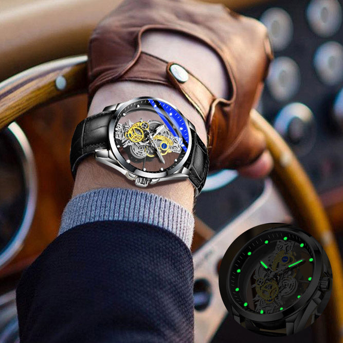 Automatic Quartz Watch Gold  Vintage Man Watch