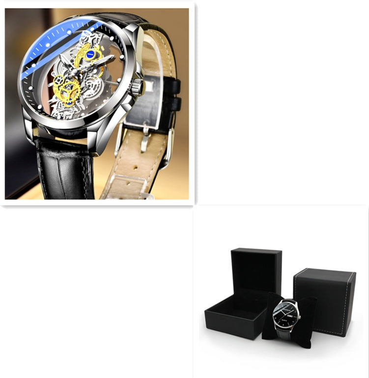 Automatic Quartz Watch Gold  Vintage Man Watch