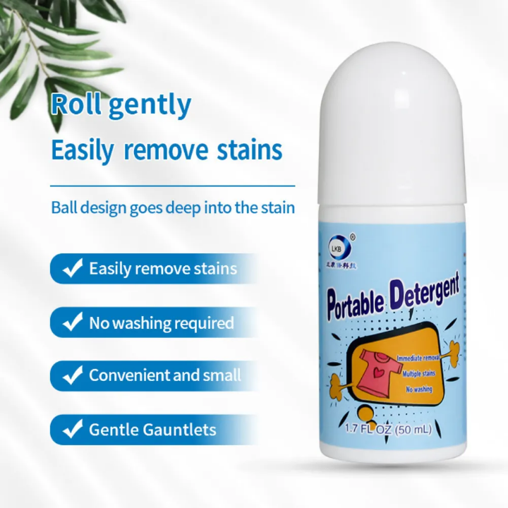 This 50ml portable stain remover pen features a rolling ball design, making it easy to carry and suitable for localized cleaning. It effectively removes various stains like coffee, tea, fruit juices, and oil stains from clothes, sofas, and pants. The prod